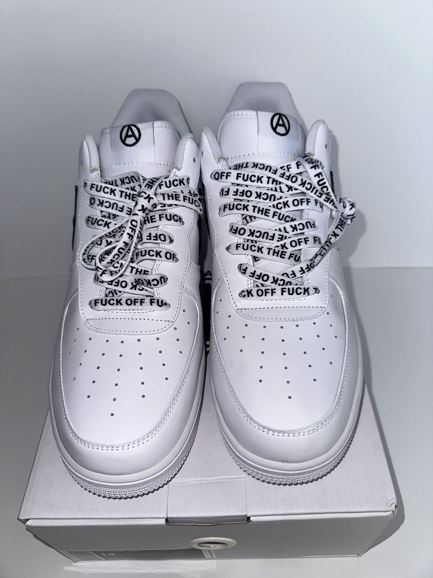 Air Force 1 I Never Heard Of You F**K Off Brand New All Original Size 14 Mens
