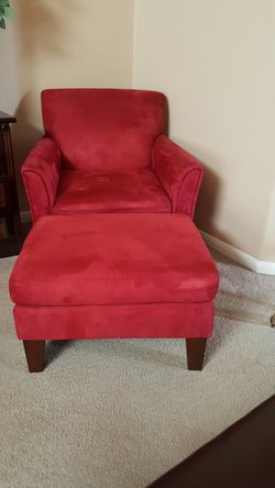 Beautiful coach and ottoman