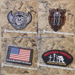 Biker & Military Embroidered Patches