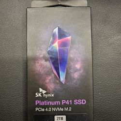 SK hynix Platinum P41 2TB PCIe NVMe Gen4 M.2 2280 Internal Gaming SSD, Up to 7,000MB/S