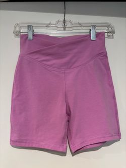 Old Navy Active Girls Pink High-Waist Biker Shorts size XL