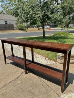 Wooden Console Table / Sofa Entryway Table with Shelf
