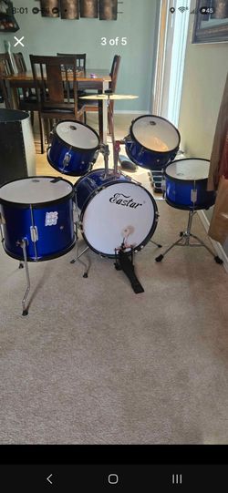 Eastar EDS-350MBE 5 piece drum set $100 obo