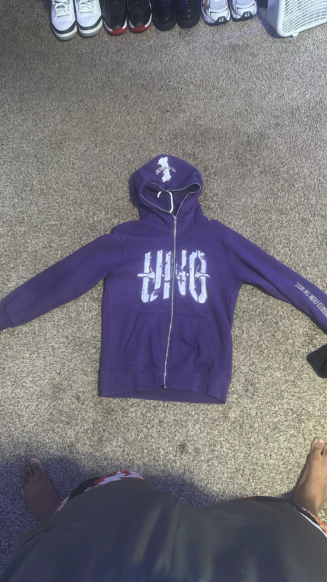 Purple "Unlike No Others" Uno Full Zip Jacket Size M