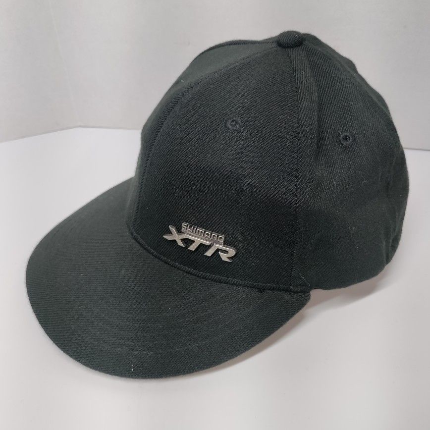 Shimano XTR Cap Black One Size 10% Wool Baseball Hat 
