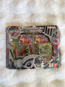 One piece card game illustration box