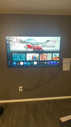65 In Crystal UHD Samsung smart TV