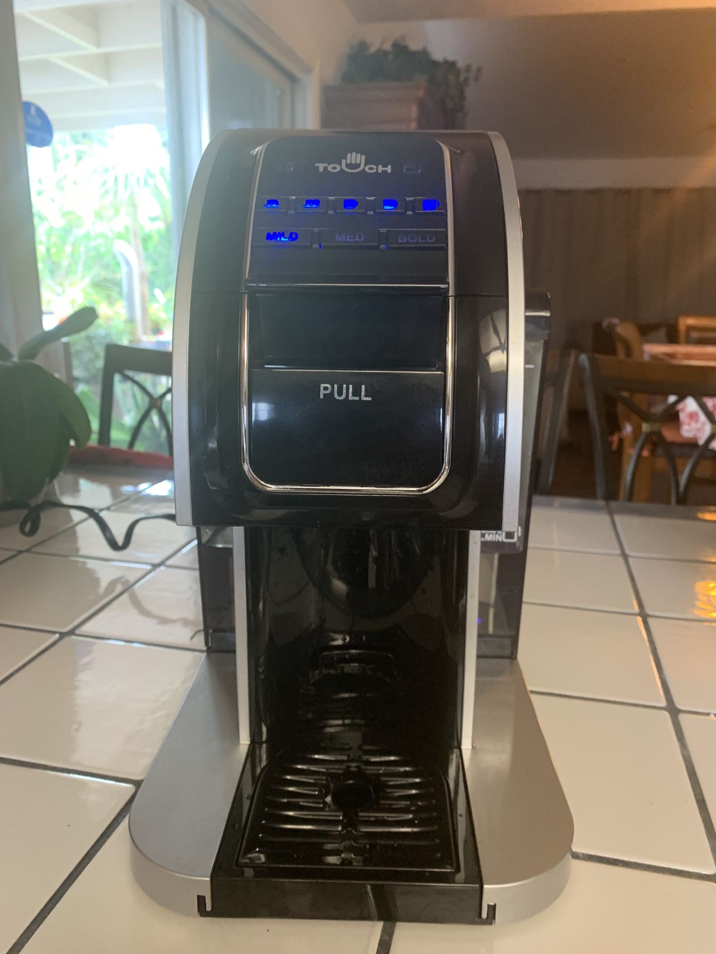 Touch coffee maker