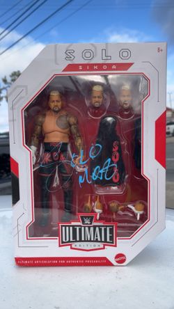 Solo Sikoa Autographed Signed WWE Ultimate Edition Series 24 Figure Bloodline