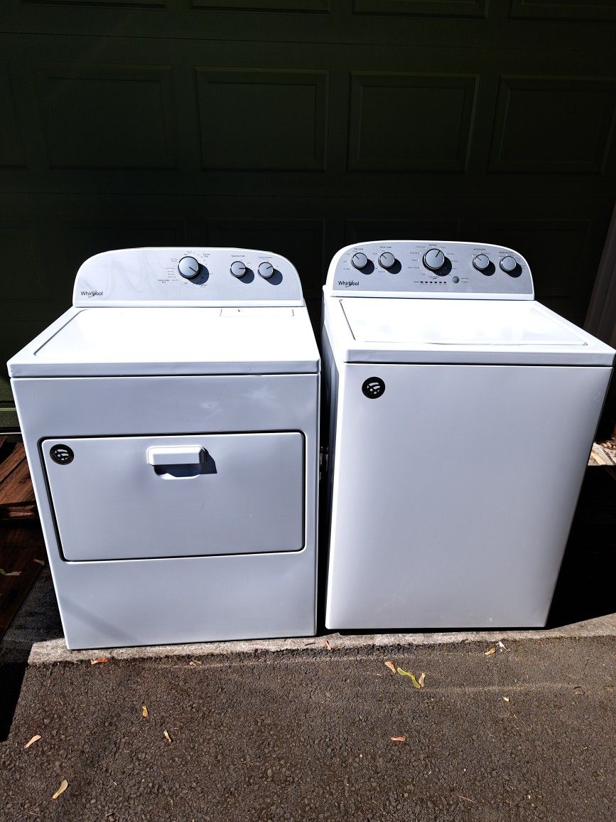 Washer Dryer Set, Whirlpool