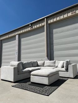 Thomasville Lowell 6-Piece Modular Sectional - Light Gray - 🚚 DELIVERY AVAILABLE ✅
