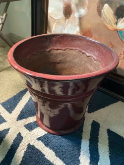 Ceramic Pot and Peace Lily
