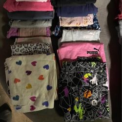 (16) Brand New/ Gently Used Girl Leggings 10-12