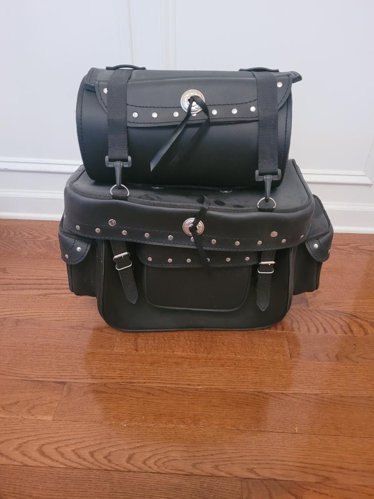 Leather Motorcycle Travel Bags