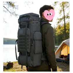 Hiking Backpack for Men 70L Camping Backpack Military Rucksack Molle 3 Days Assault Pack for Climbing  Camping Backpack, 3 Days Assault Pack, for Clim