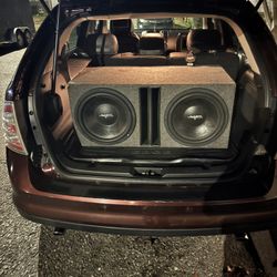 15 Inch Scar Subs And Box No Amp