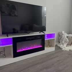 Electric Fireplace Tv Stand 