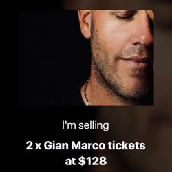 Gianmarco Concert Tickets 