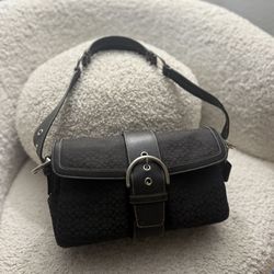 Coach Vintage Soho Flap Double Pocket Shoulder Bag