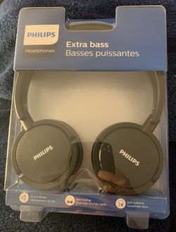 Phillips extra bass headphones