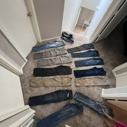 Men’s Jeans Levi-Vans-hollister 32-32/34-32