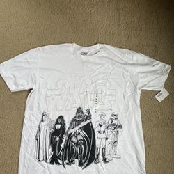 Rare Star Wars T-shirt Vader With Emperor