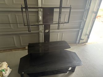 Swivel Glass Tv Stand
