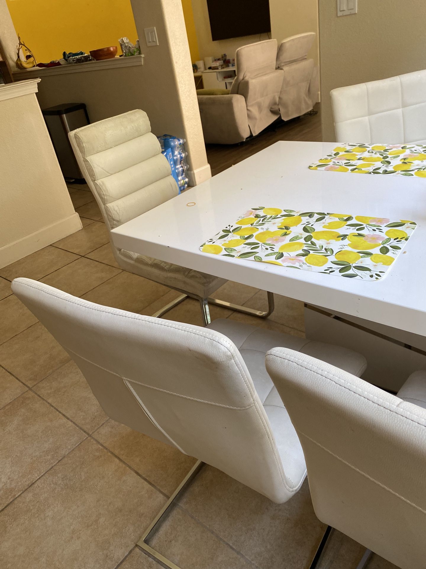 Dining Table And Six Chairs