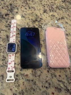 iPhone 15pro Max and Apple Watch