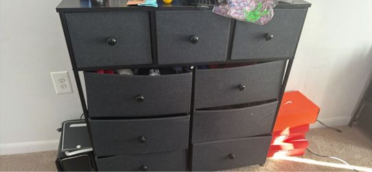 12 Drawer Fabric Dresser Storage Tower set
