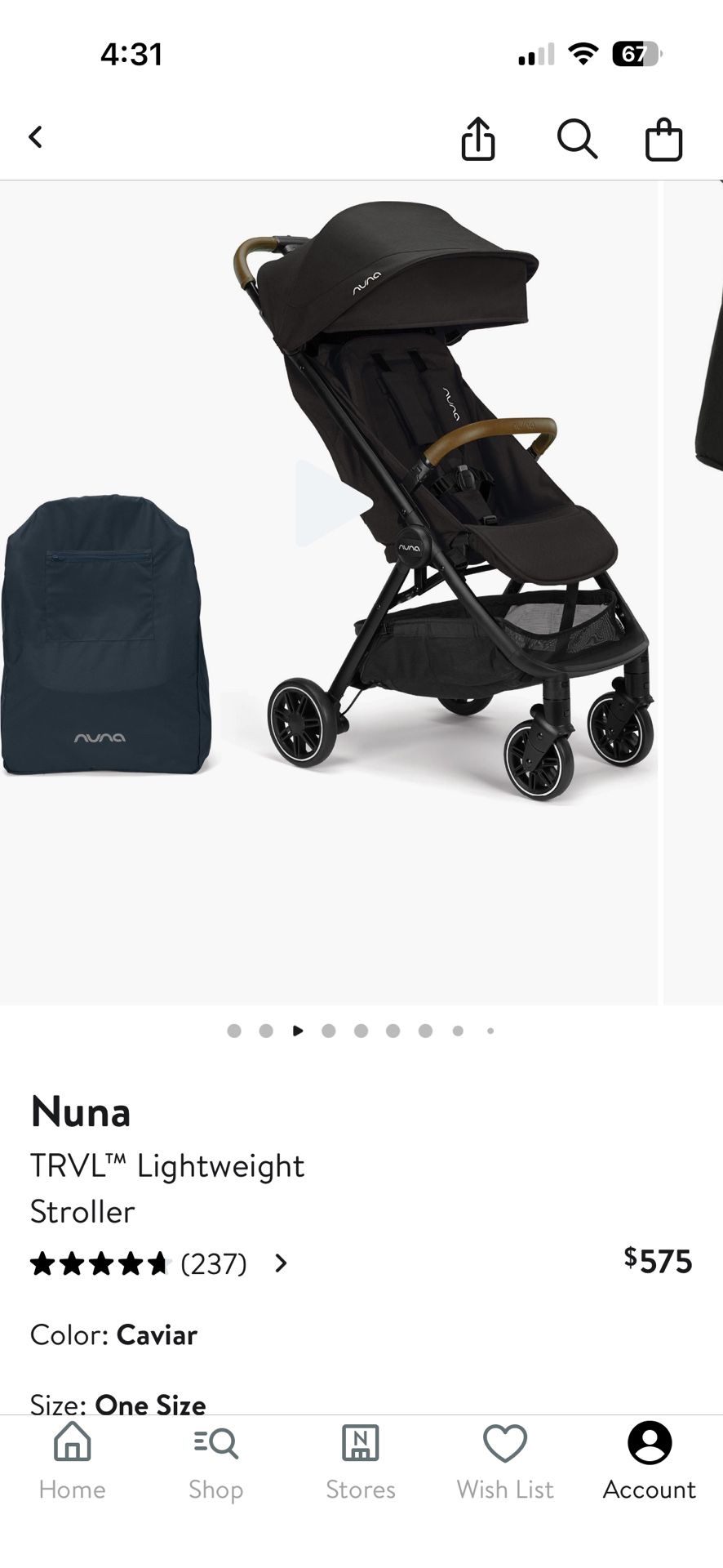 Nuna Travel Stroller