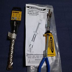 Werner Anchor & DeWalt  3/4" Bit For It's Installation