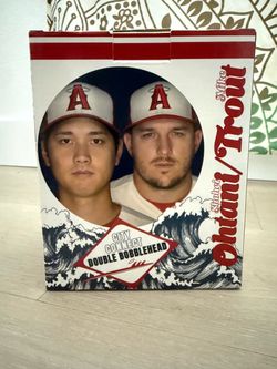 Shohei Ohtani & Mike Trout City Connect Double Bobblehead