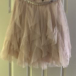 Sequin Hearts, Elegant Pink Tulle Skirt