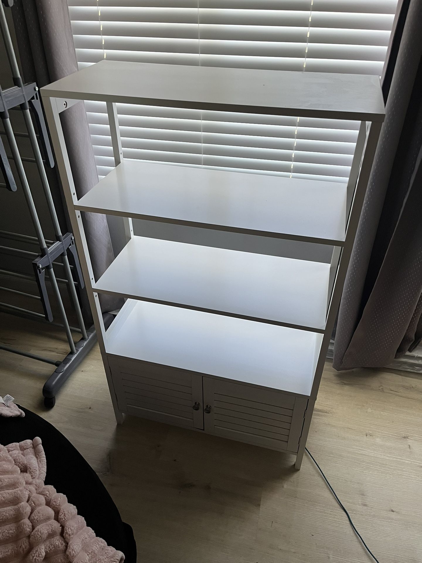White Shelving Unit