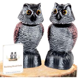 BobbleHead Owl Decoys Sculpture