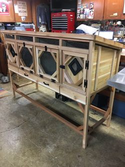Double rabbit Hutch 