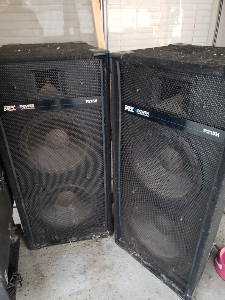 Seismic Audio Mtx Pro 215 Speakers Alto Ts215 Powered Speaker Top