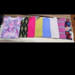 LuLaRoe Womens Irma Tops Size Small -lot Of 8