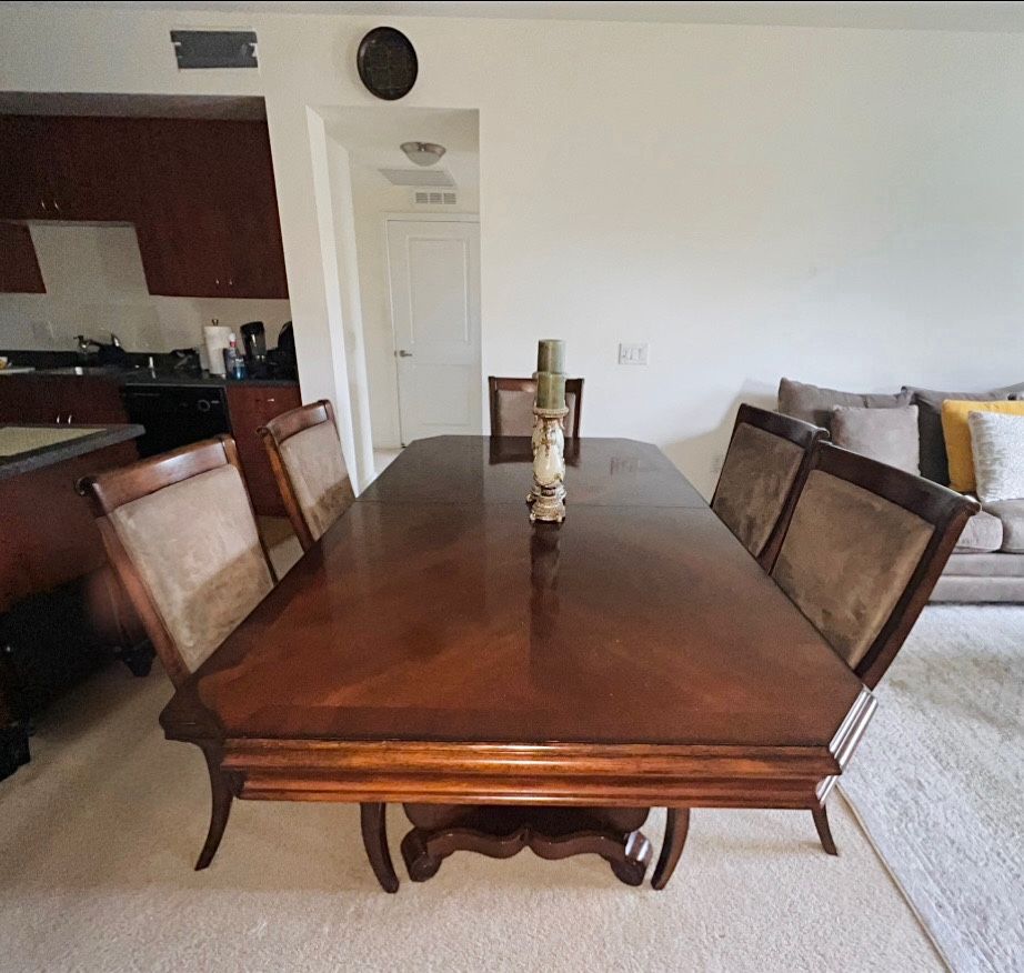 Large Wooden Family Dinner Table