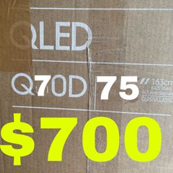 Samsung 75 QLED LED LCD 120Hz 4K TV