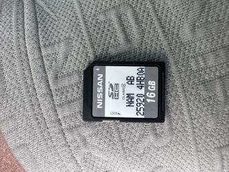 Infiniti/nissan Navigation SD Card