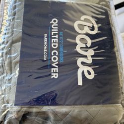 Bare Quilted Zippered Weighted Blanket/Duvet Cover - Gray ($25) - New in Package!