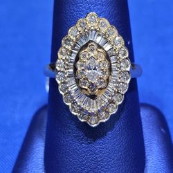 14kt YG Diamond Ring. (C-6) SIZE 9.5 ASK FOR RYAN. #00(contact info removed)