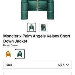 MONCLER x PALM ANGELS DOWN JACKET 