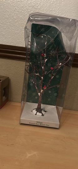 Dept 56 frosted bare branch tree