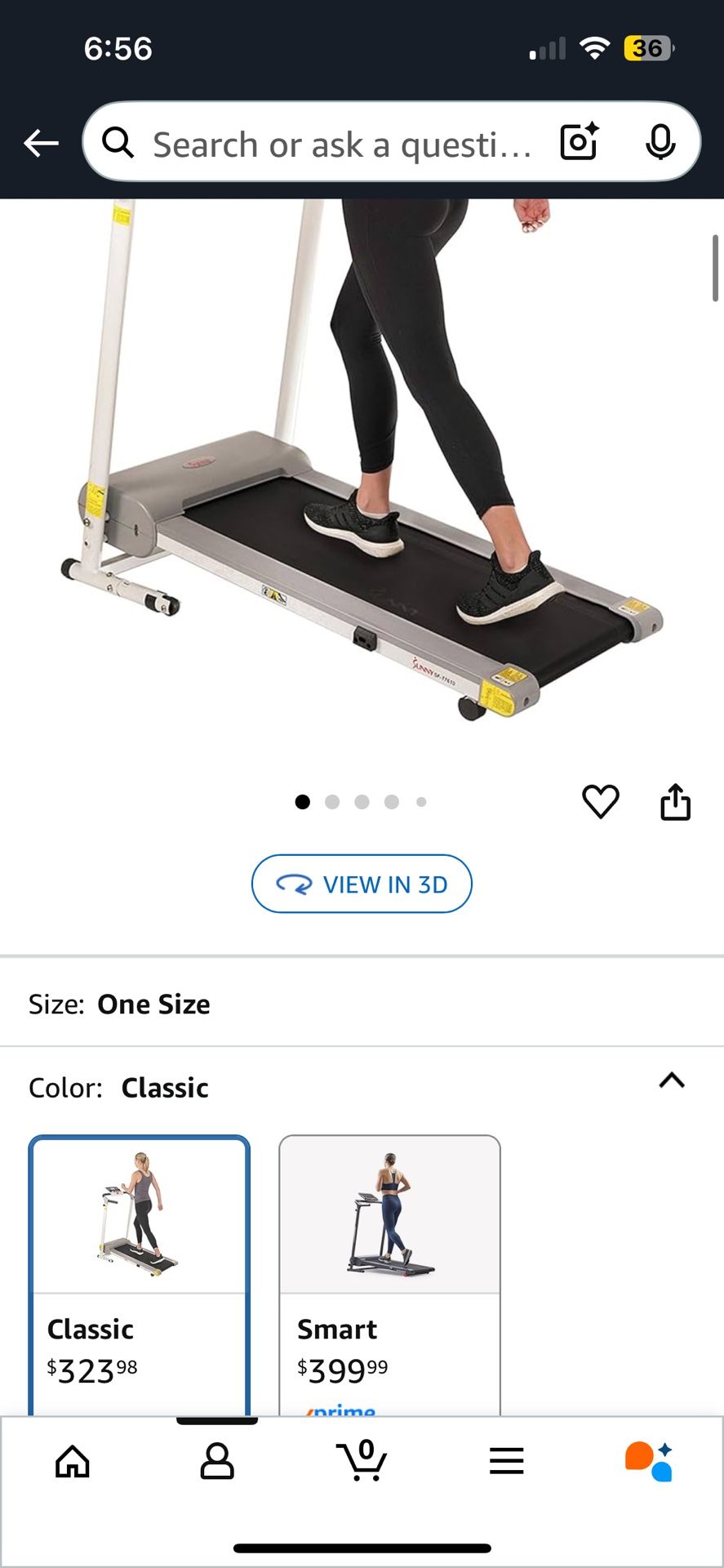 SUNY Health Compact Treadmill