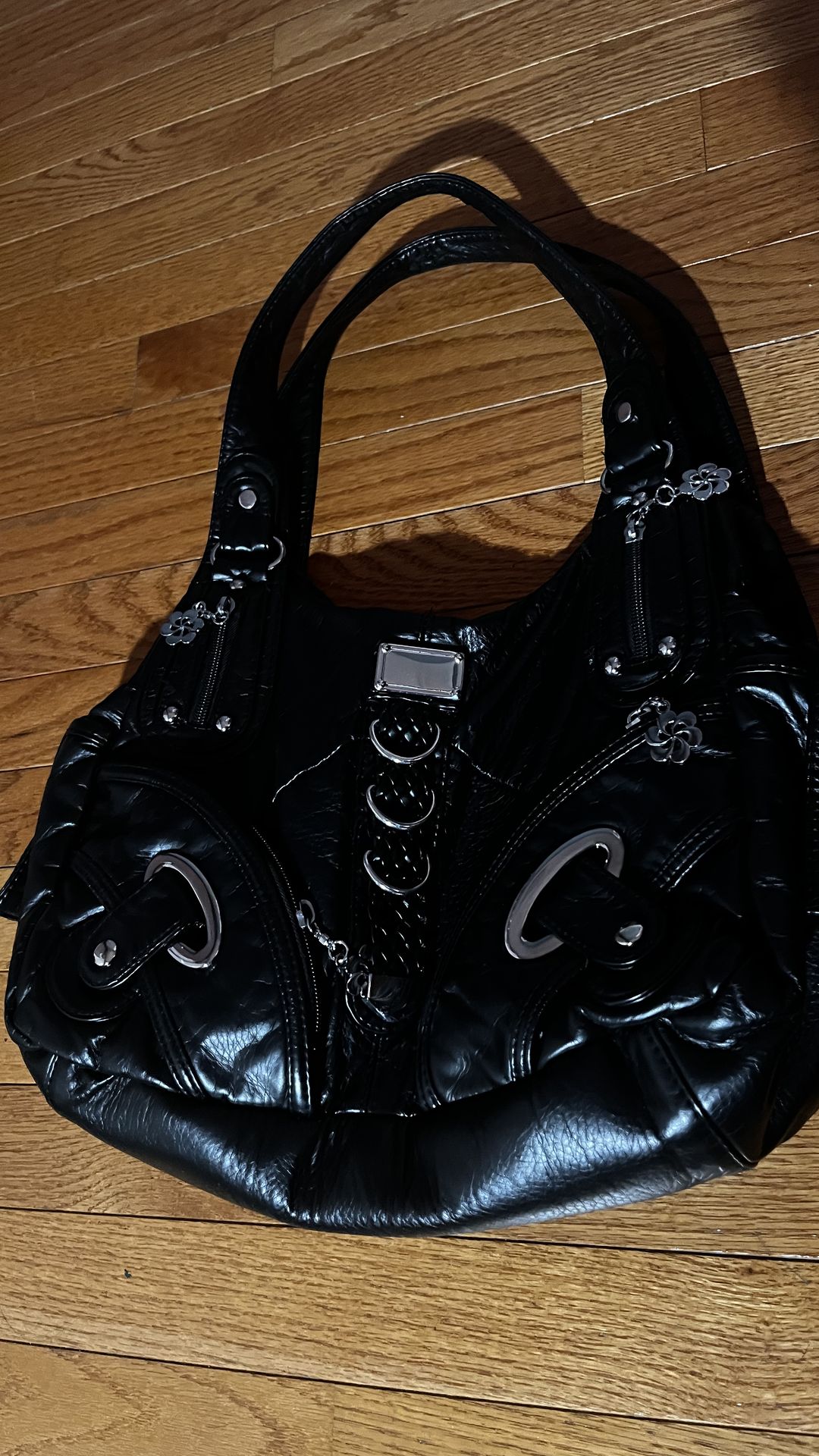 vintage angel kiss hobo bag