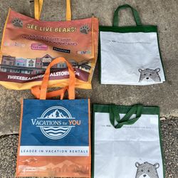 Reusable tote/ shopping bag bundle