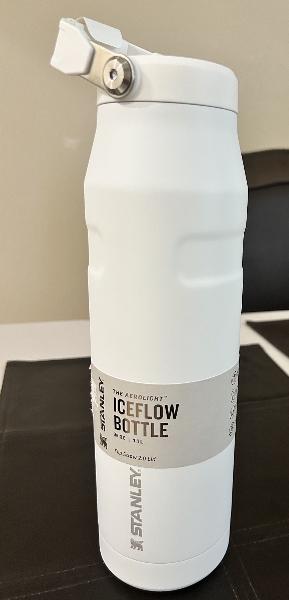Stanley 36oz Stainless Steel IceFlow Aerolight Fast Flow Water Bottle - Polar